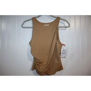 Women's Tan Sleeveless Top